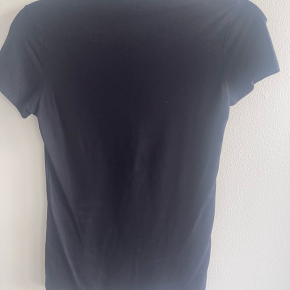 Valentine’s Day Special Black Tee with Lush Red Embroidered Heart - Picture 8 of 9